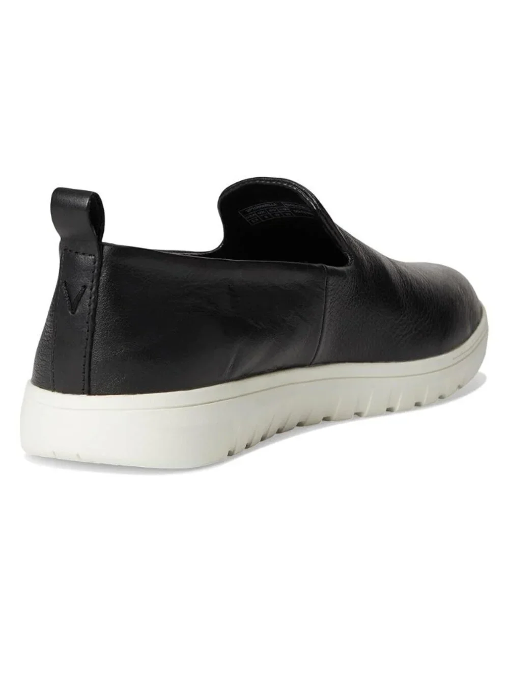 VIONIC Uptown Willa Black Leather Slip On Sneakers Womens 9.5 WIDE Arch Support